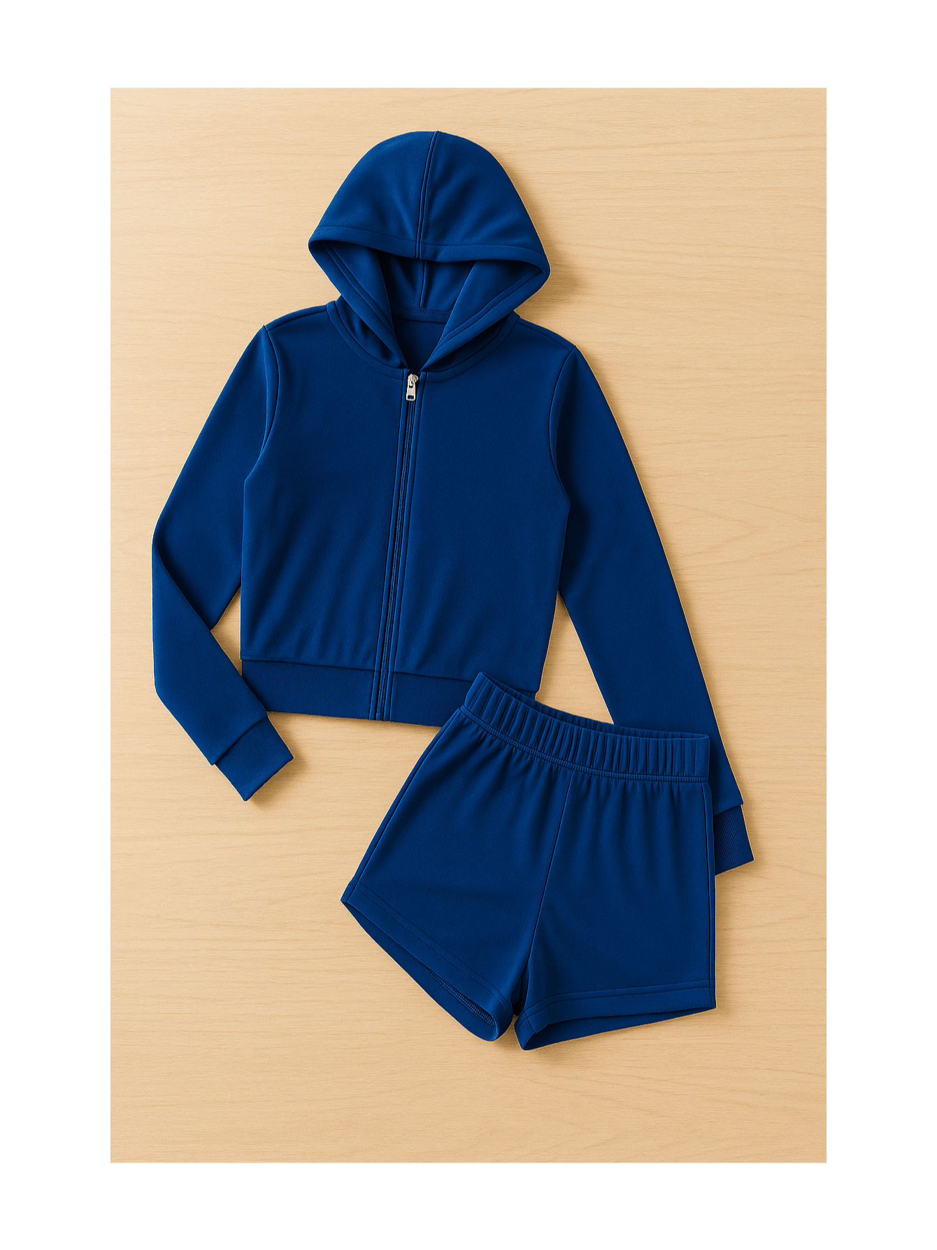 Womens Velour Tracksuit Set with Athletic Zip Up Hoodie