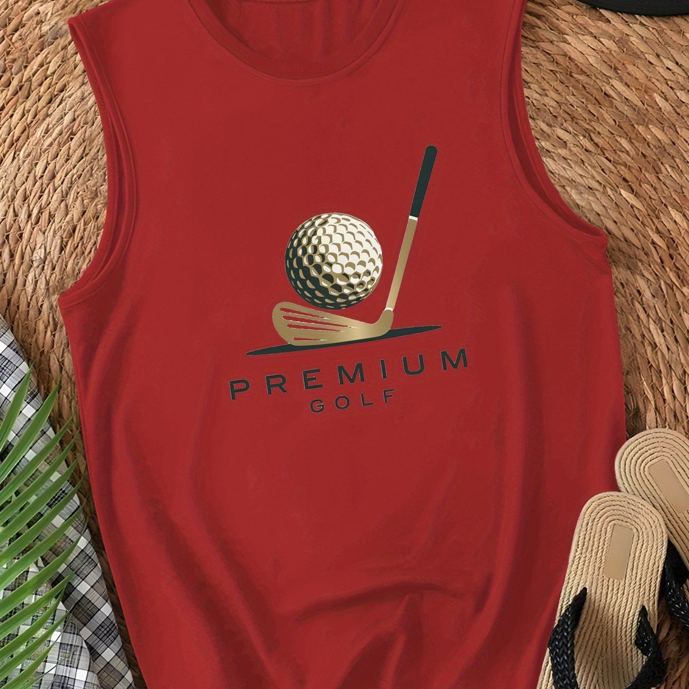 Women's Premium Golf Sleeveless Vest with Stylish Graphic Design