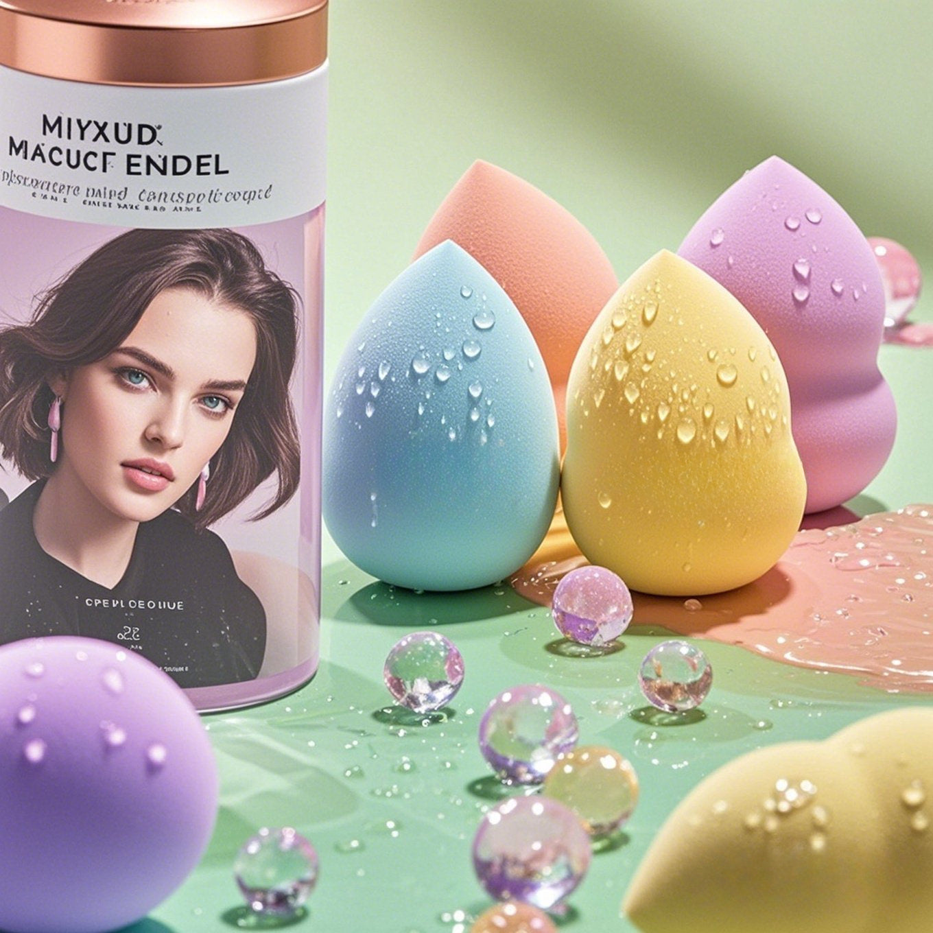 Latex Free Professional Makeup Sponge Set for Flawless Application