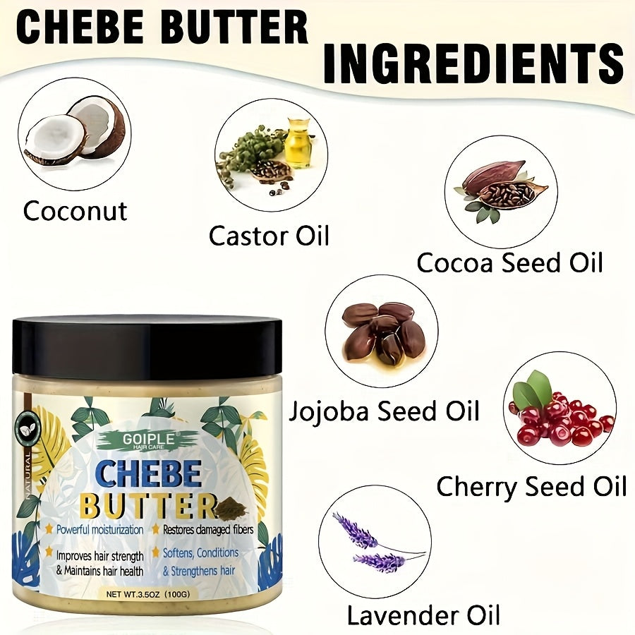 Intensive Chebe Hair Butter and Oil Set for Deep Hydration