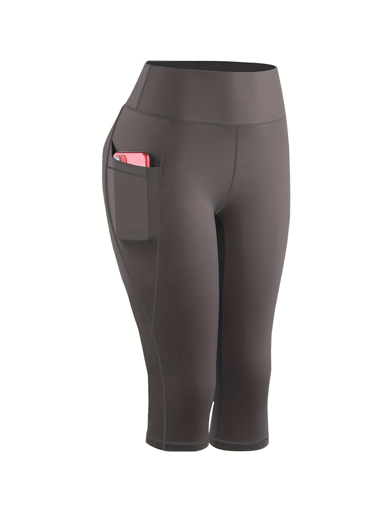 Women's Plus Size High-Waisted Yoga Leggings with Pockets