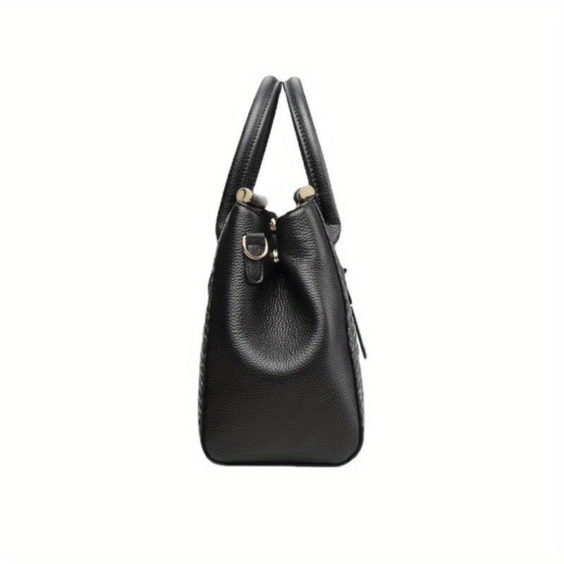 Elegant Crocodile Embossed Handbag for Work and Daily Use
