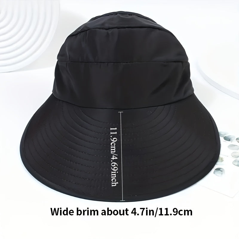 Women's Wide Brim Sun Visor Hat for Outdoor Activities