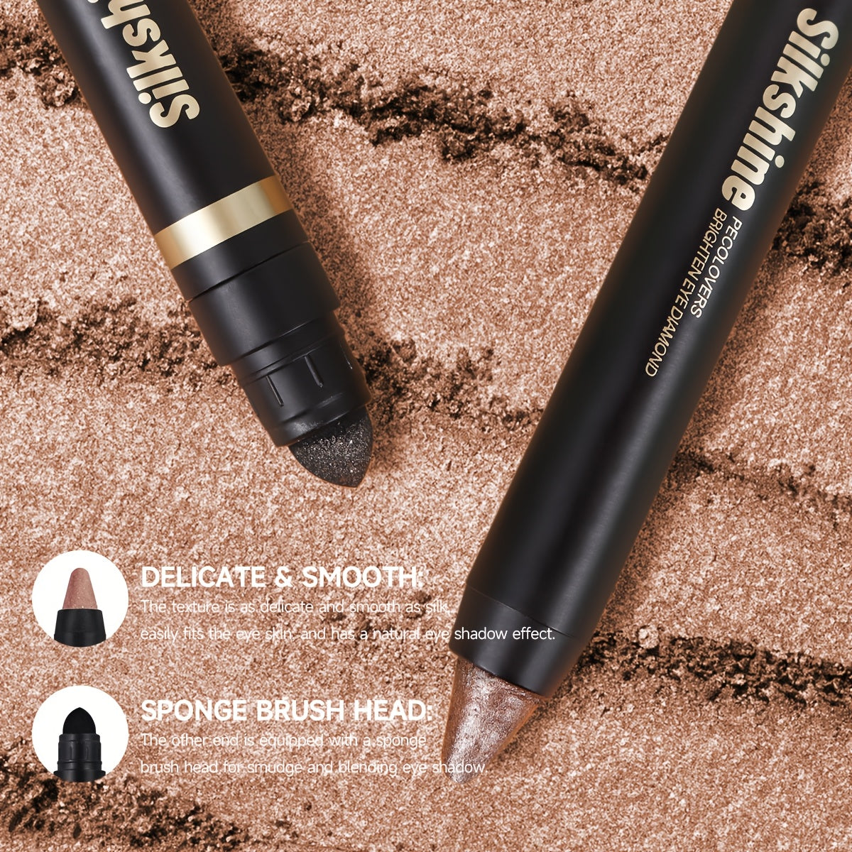 Shimmer Eyeshadow Stick Set for Stunning Eye Contouring and Highlighting