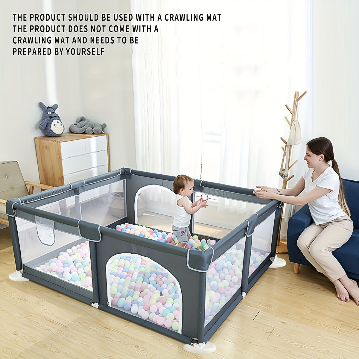 Baby Activity Playpen Tent for Safe Crawling and Learning Fun