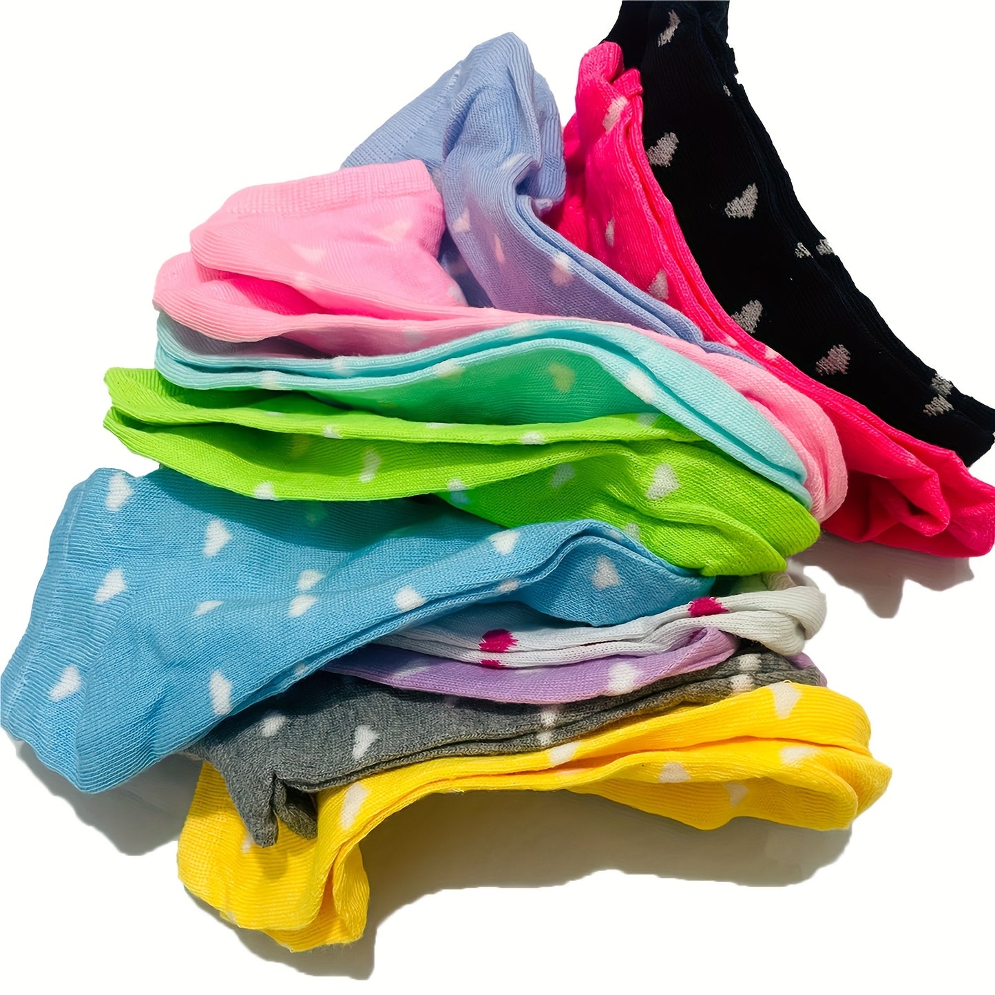 Soft Comfortable Candy-Colored Socks for Women Gift Pack
