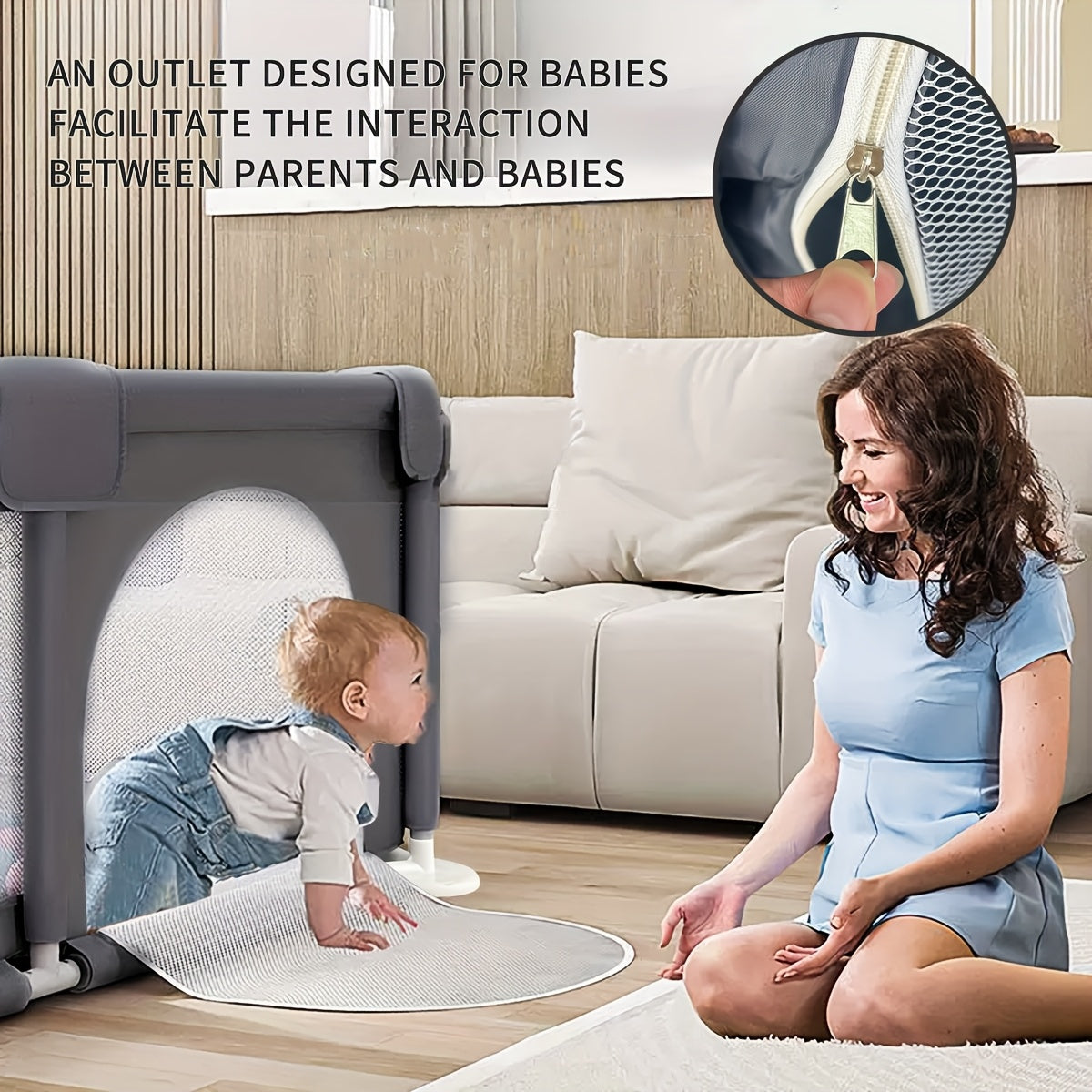 Baby Activity Playpen Tent for Safe Crawling and Learning Fun