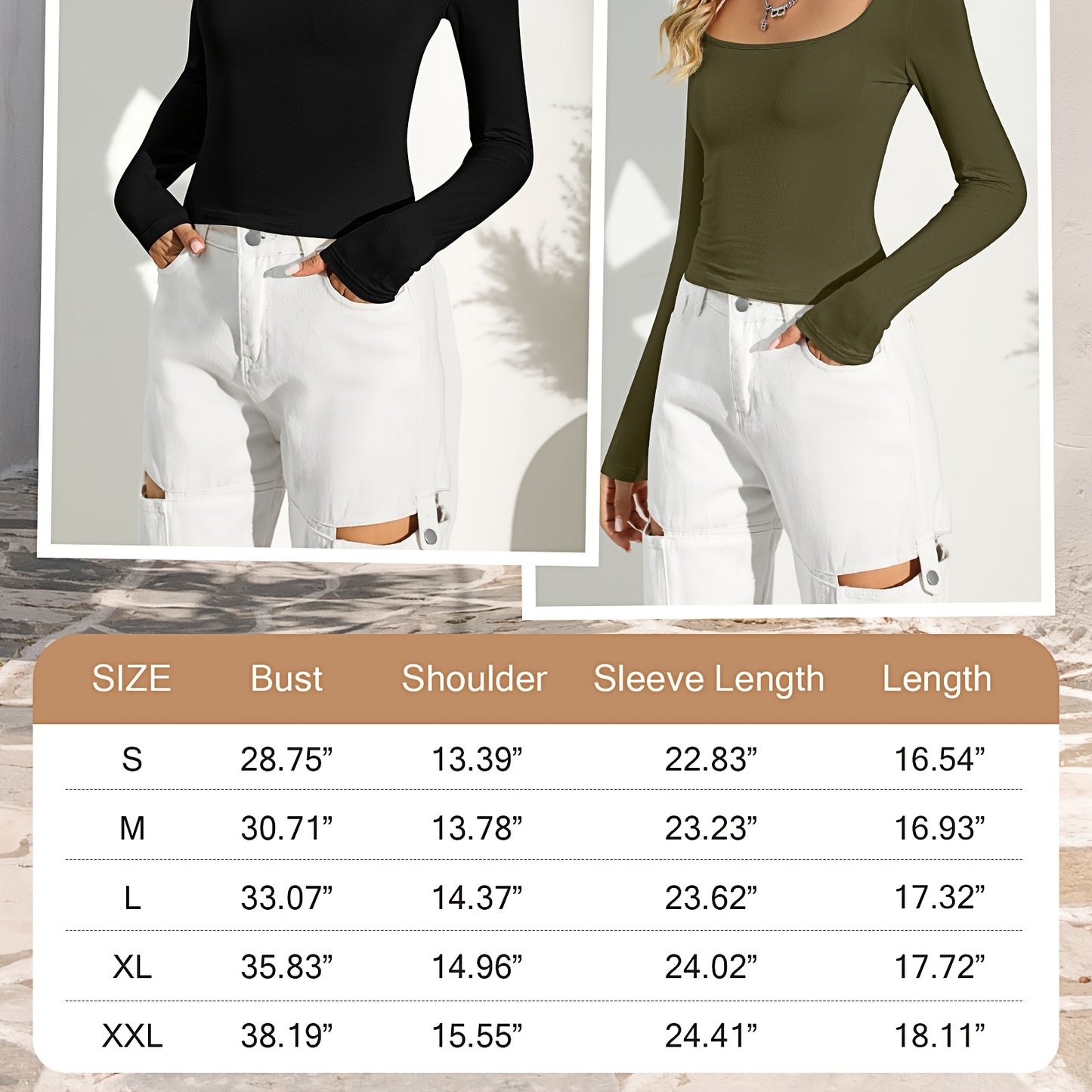 Women's Long Sleeve Crop Tops for Casual Sports and Workouts