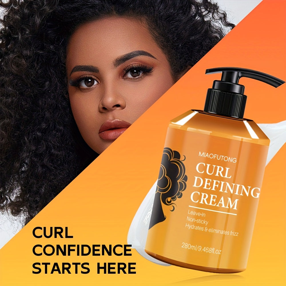 Moisturizing Hair Cream With Black Castor Oil For Frizz Control