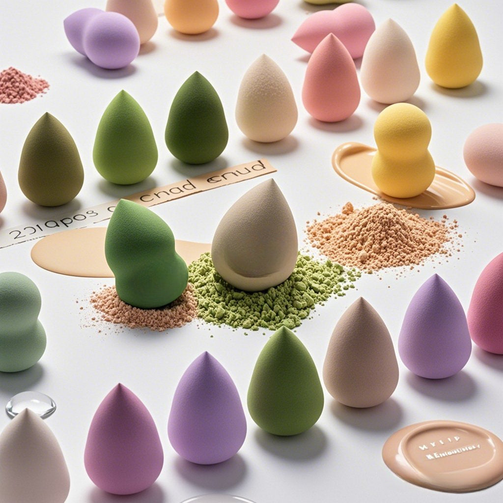 Latex Free Professional Makeup Sponge Set for Flawless Application