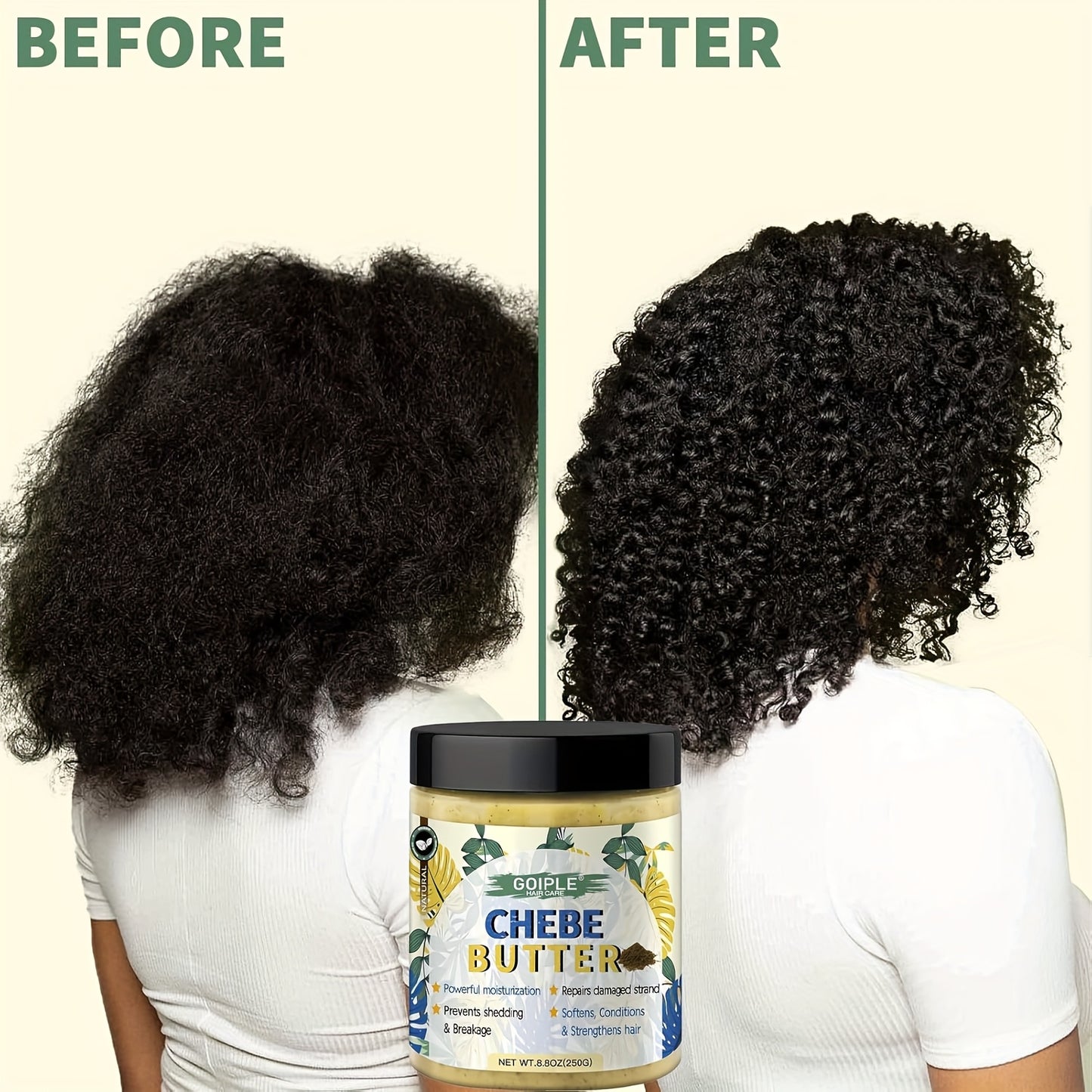 Chebe Butter for Healthy Hair Transformation and Intense Moisturization