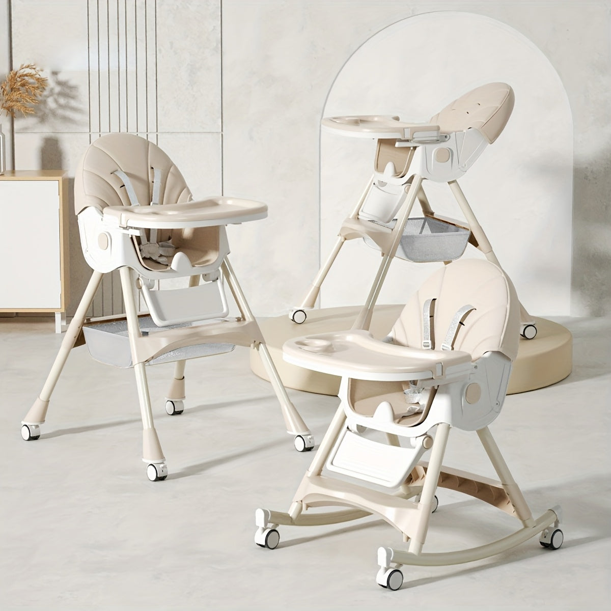 Adjustable Multi-Functional Dining Chair for Youngsters with Tray