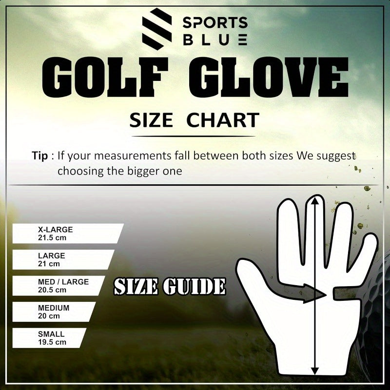 Premium All Weather Golf Gloves for Comfortable Play 2 Pack