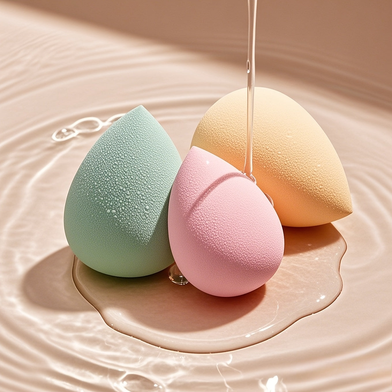 Latex Free Professional Makeup Sponge Set for Flawless Application