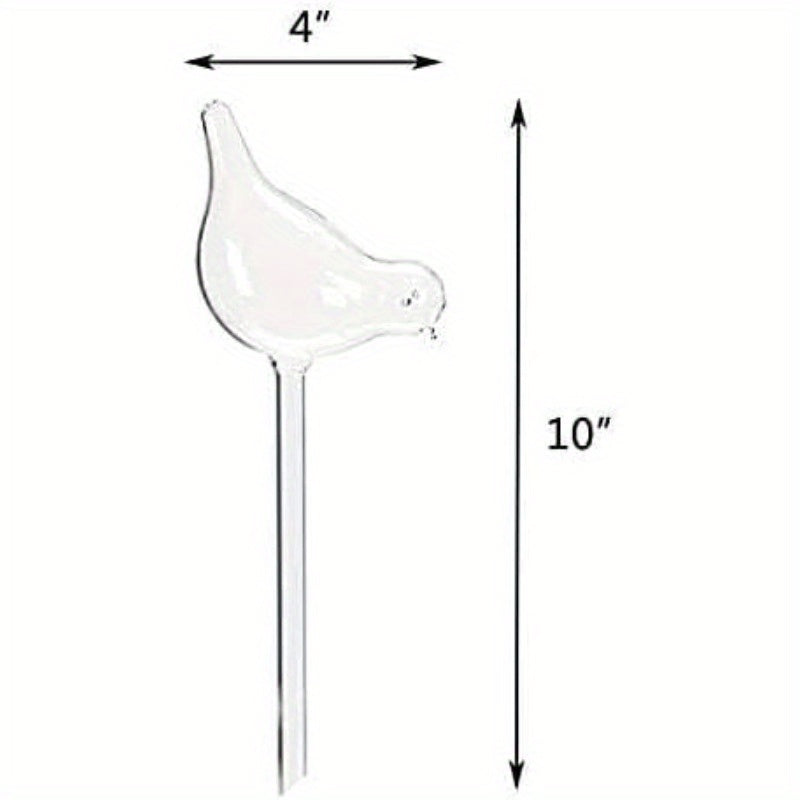Mkono Plant Self Watering Globes Glass Water Bulbs Bird Shape Automatic Plant Waterer Spikes for Indoor Outdoor Plants Gifts for Plant Lovers 2 Pack