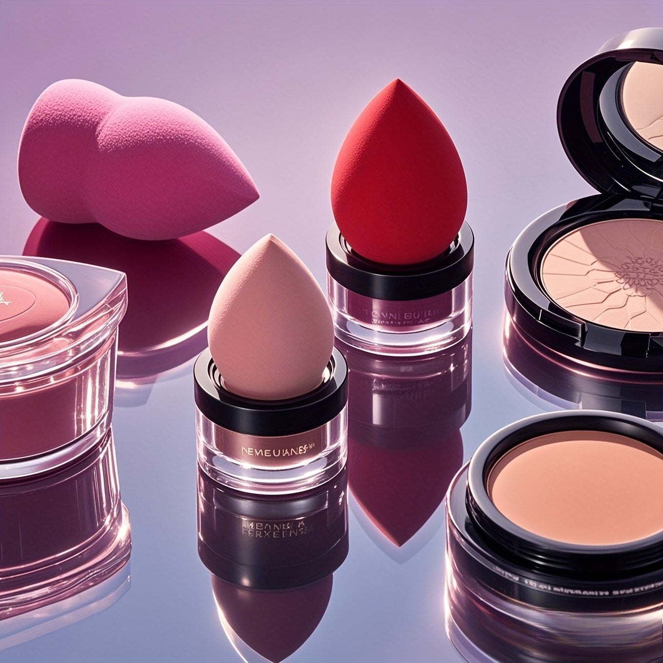 Latex Free Professional Makeup Sponge Set for Flawless Application