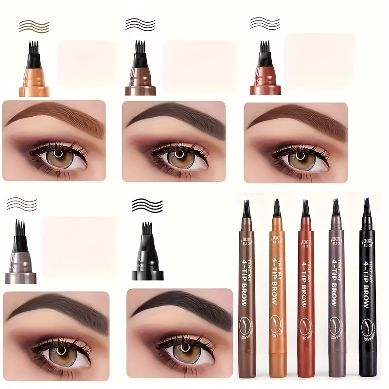 4-Tip Eyebrow Pencil for Natural-Looking Perfect Brows