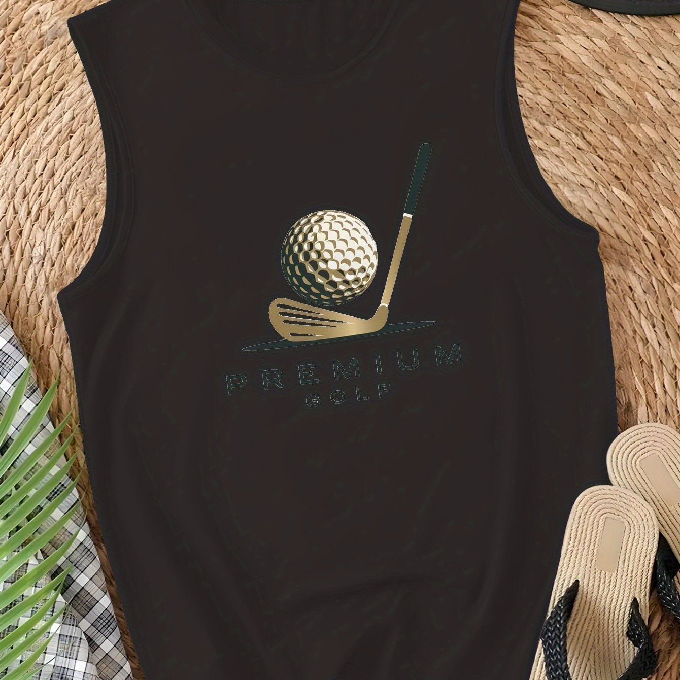 Women's Premium Golf Sleeveless Vest with Stylish Graphic Design