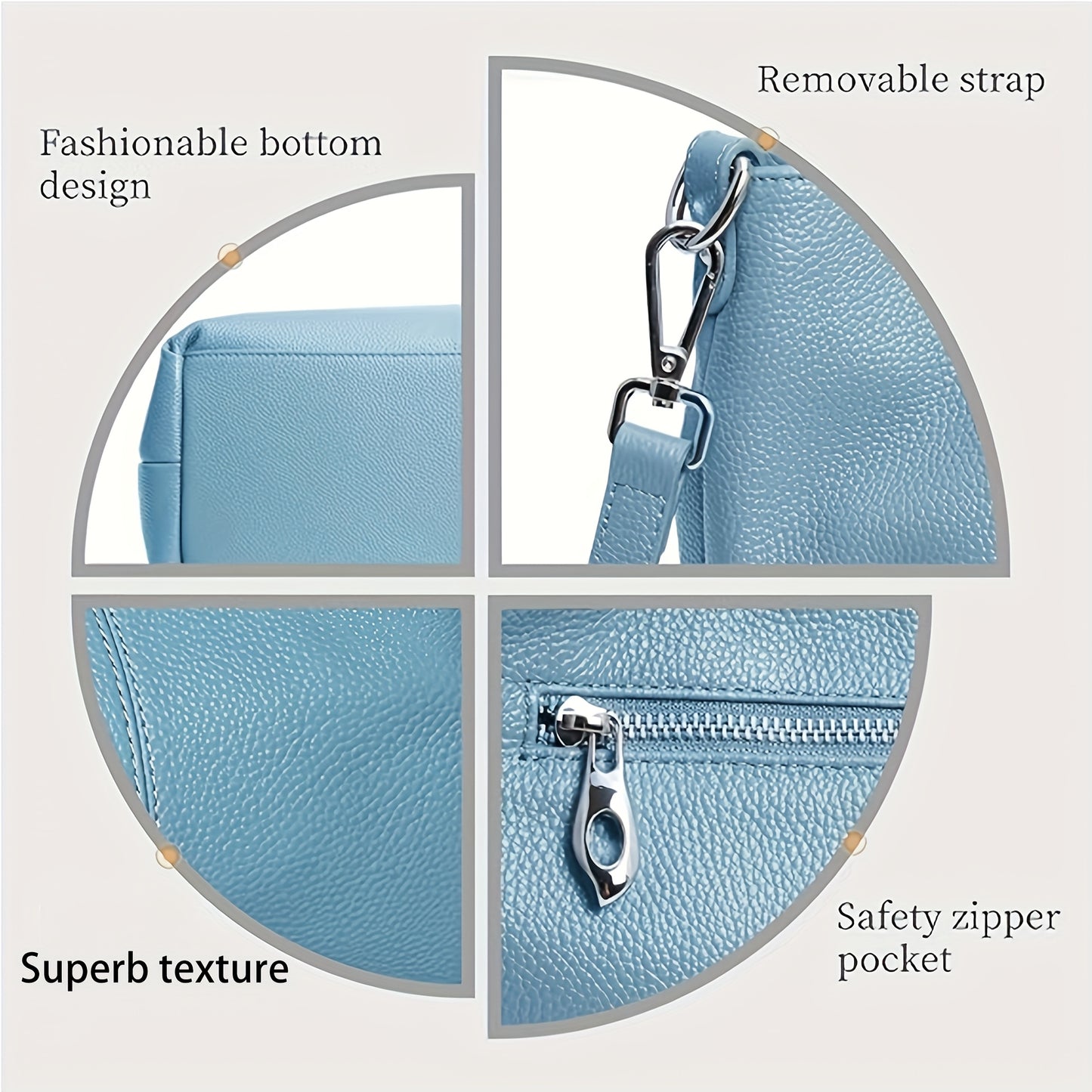 Women's Crossbody Bag Set with Wallet and Handbag