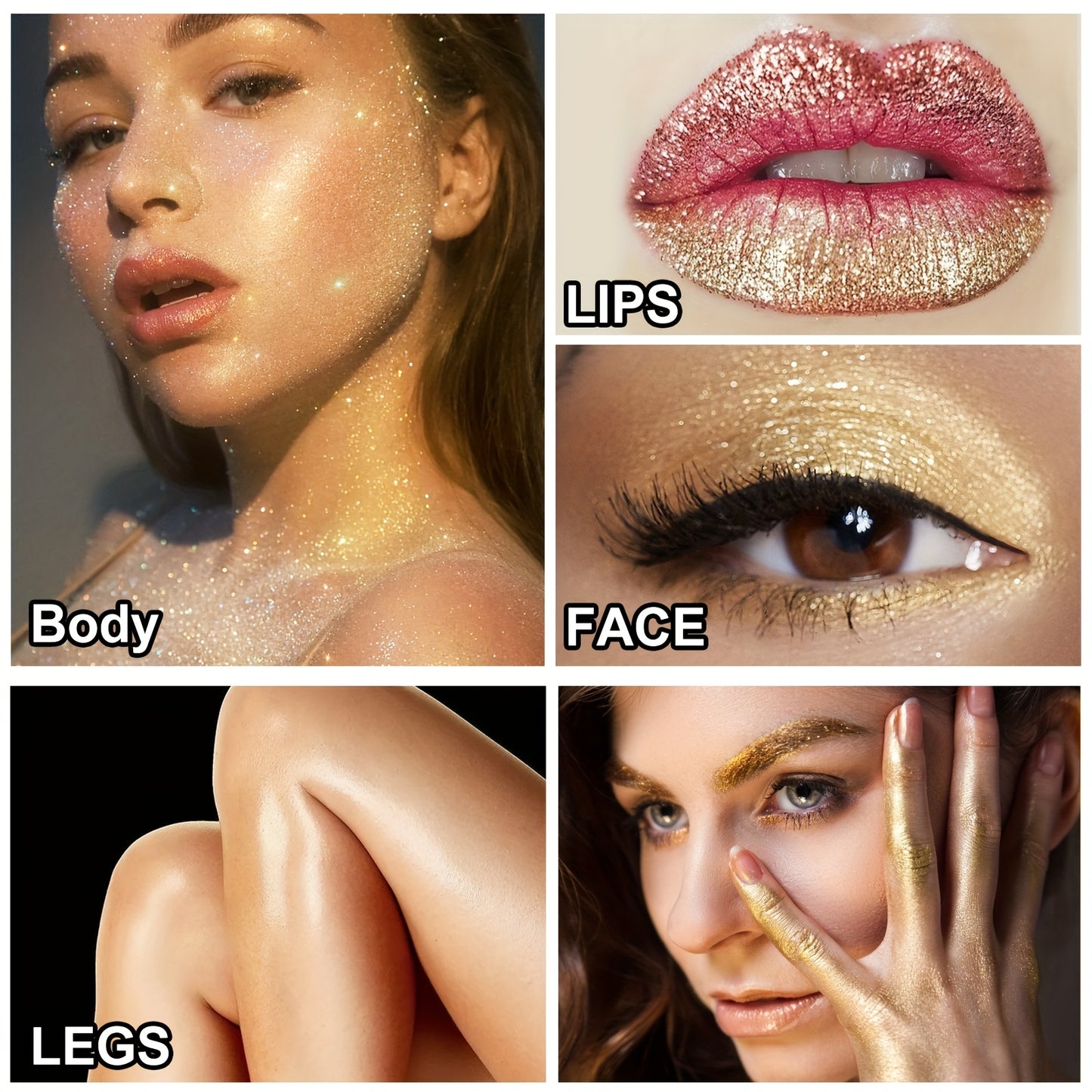 Body Glitter Oil for Radiant Skin and Festive Occasions
