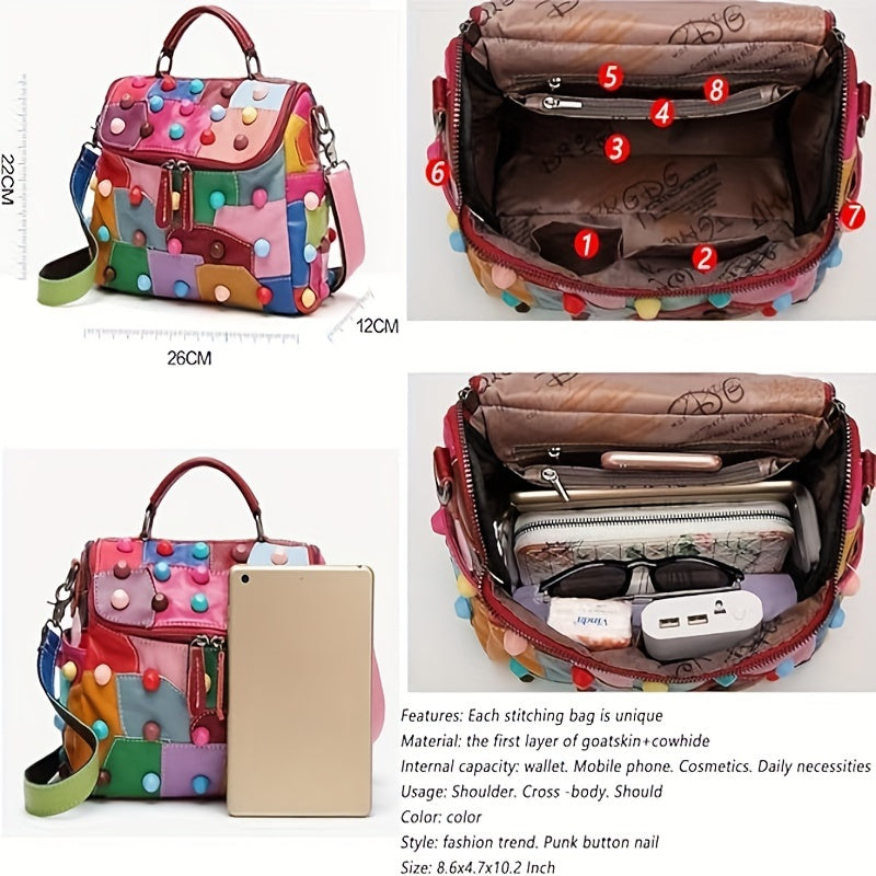 Fashionable Sheepskin Messenger Bag for Women and Unique Gifts