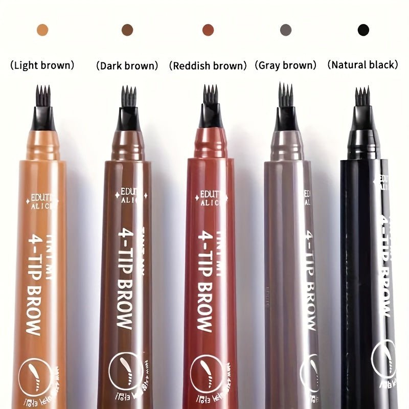 4-Tip Eyebrow Pencil for Natural-Looking Perfect Brows