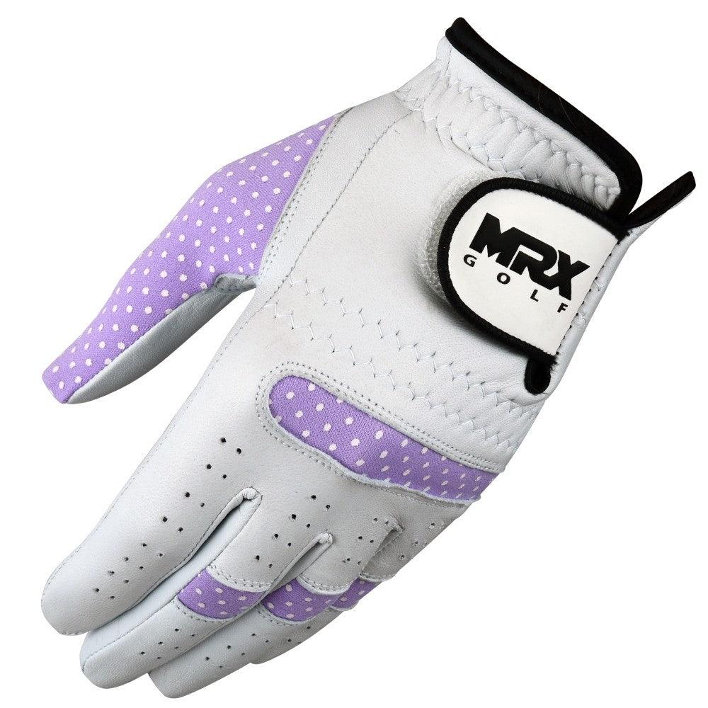 MRX Women's Left Hand Golf Glove Soft Cabretta Leather