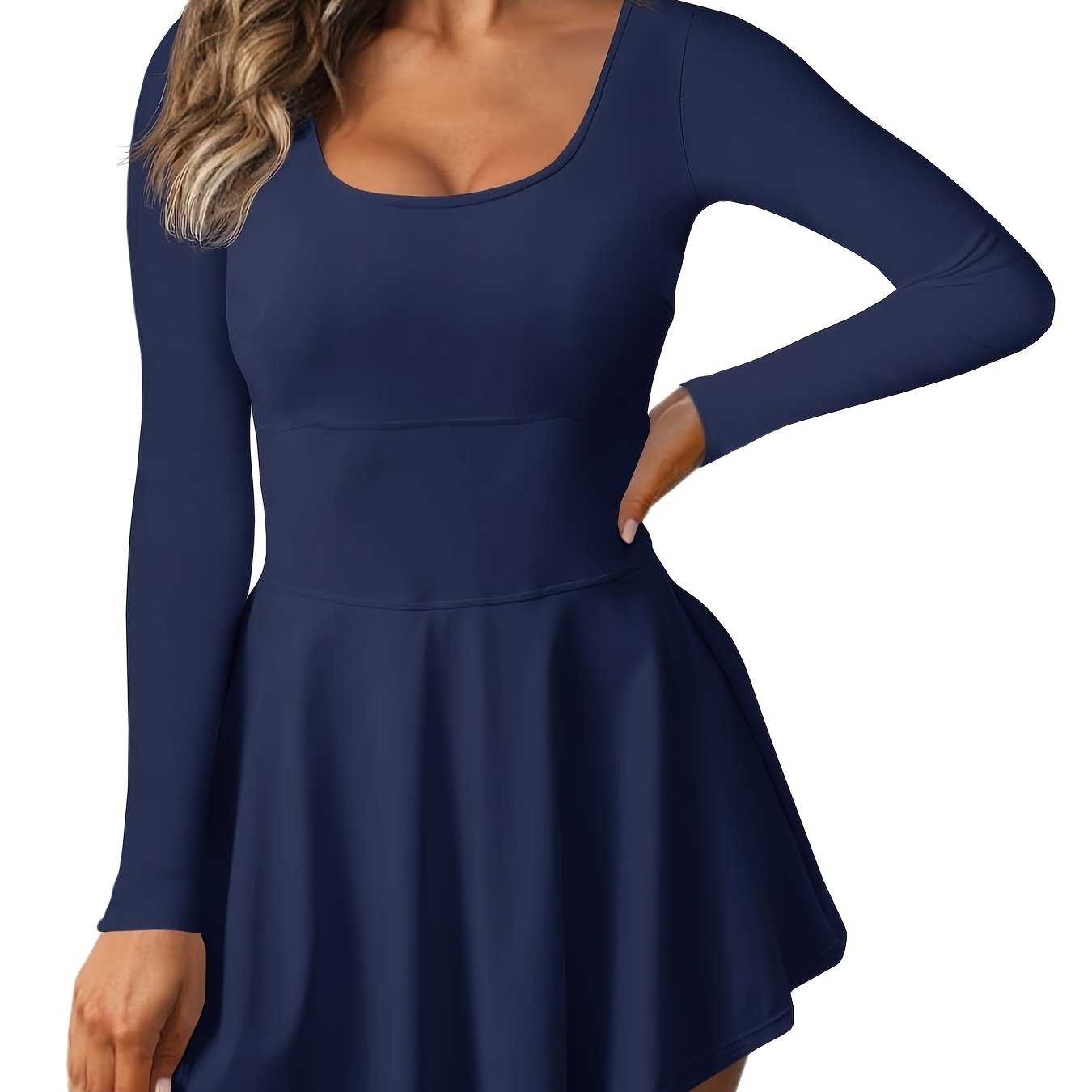 Women's 2-in-1 Tennis Golf Dress with Built-In Shorts
