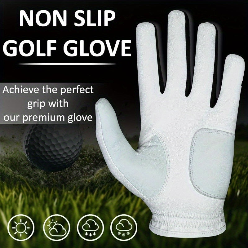 Premium All Weather Golf Gloves for Comfortable Play 2 Pack
