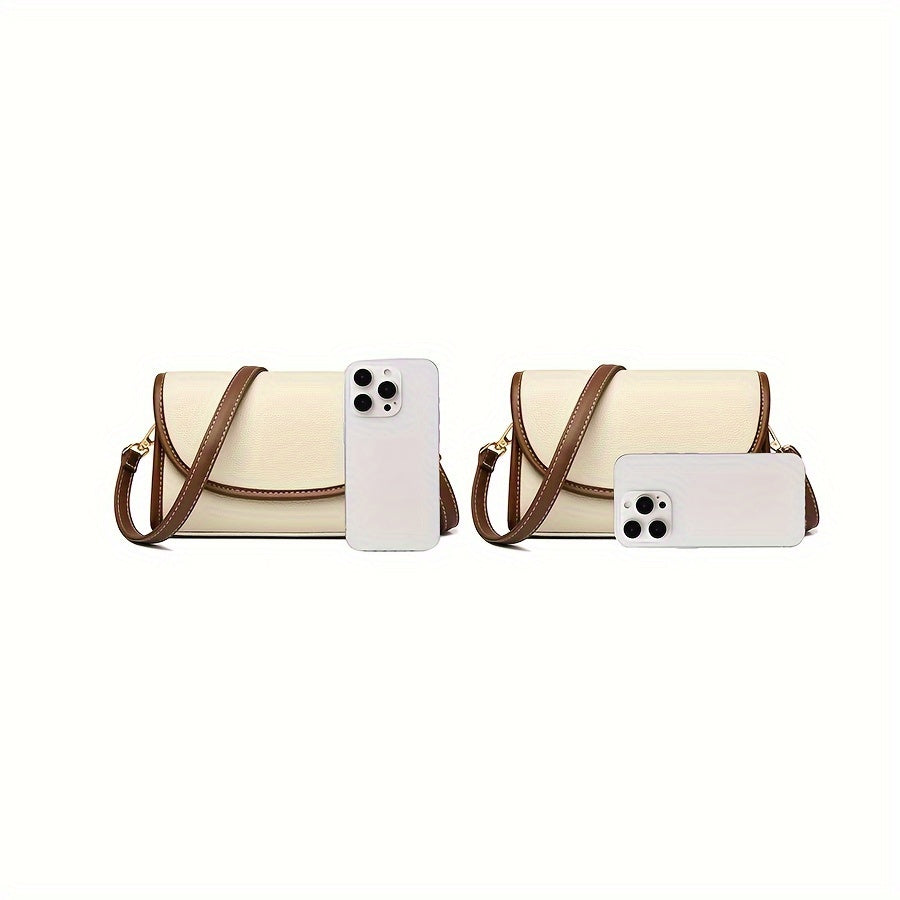 Leather Crossbody Bag for Women Stylish Daily Travel Handbag