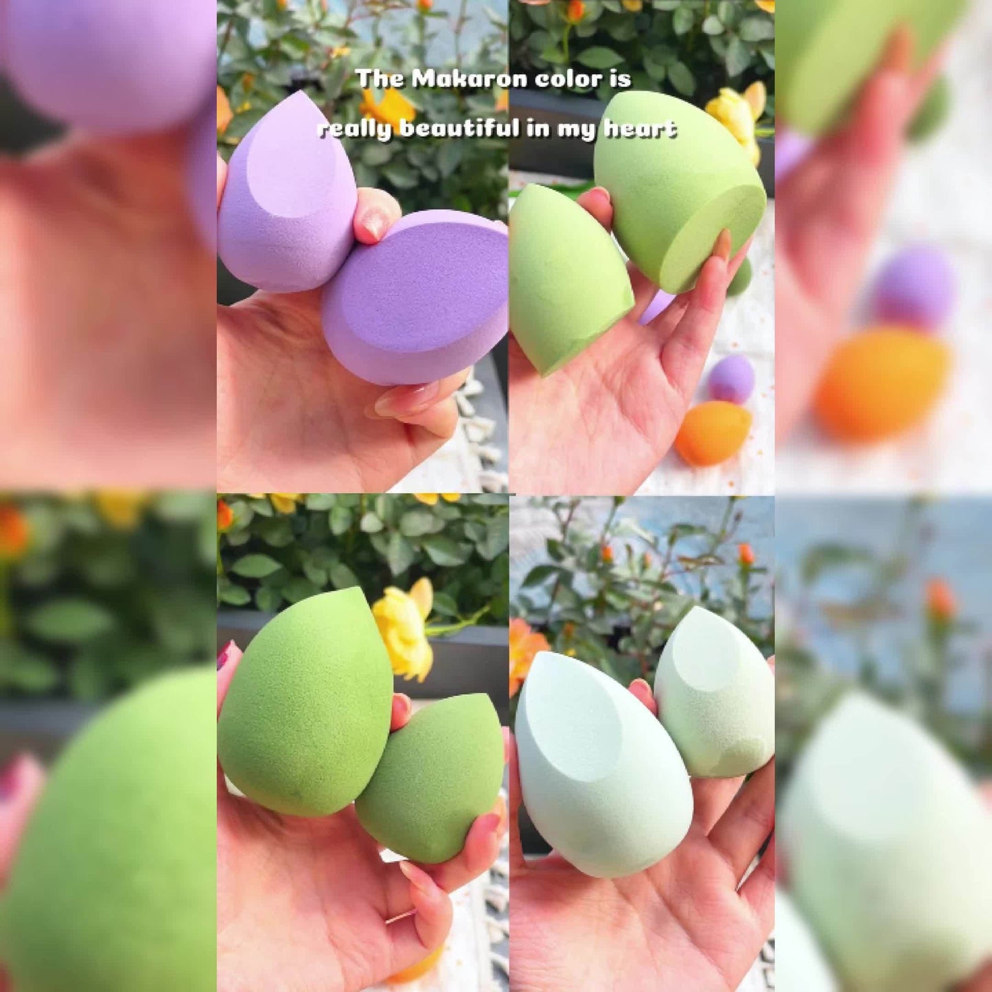 Latex Free Professional Makeup Sponge Set for Flawless Application