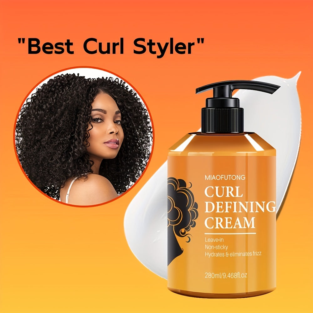 Moisturizing Hair Cream With Black Castor Oil For Frizz Control