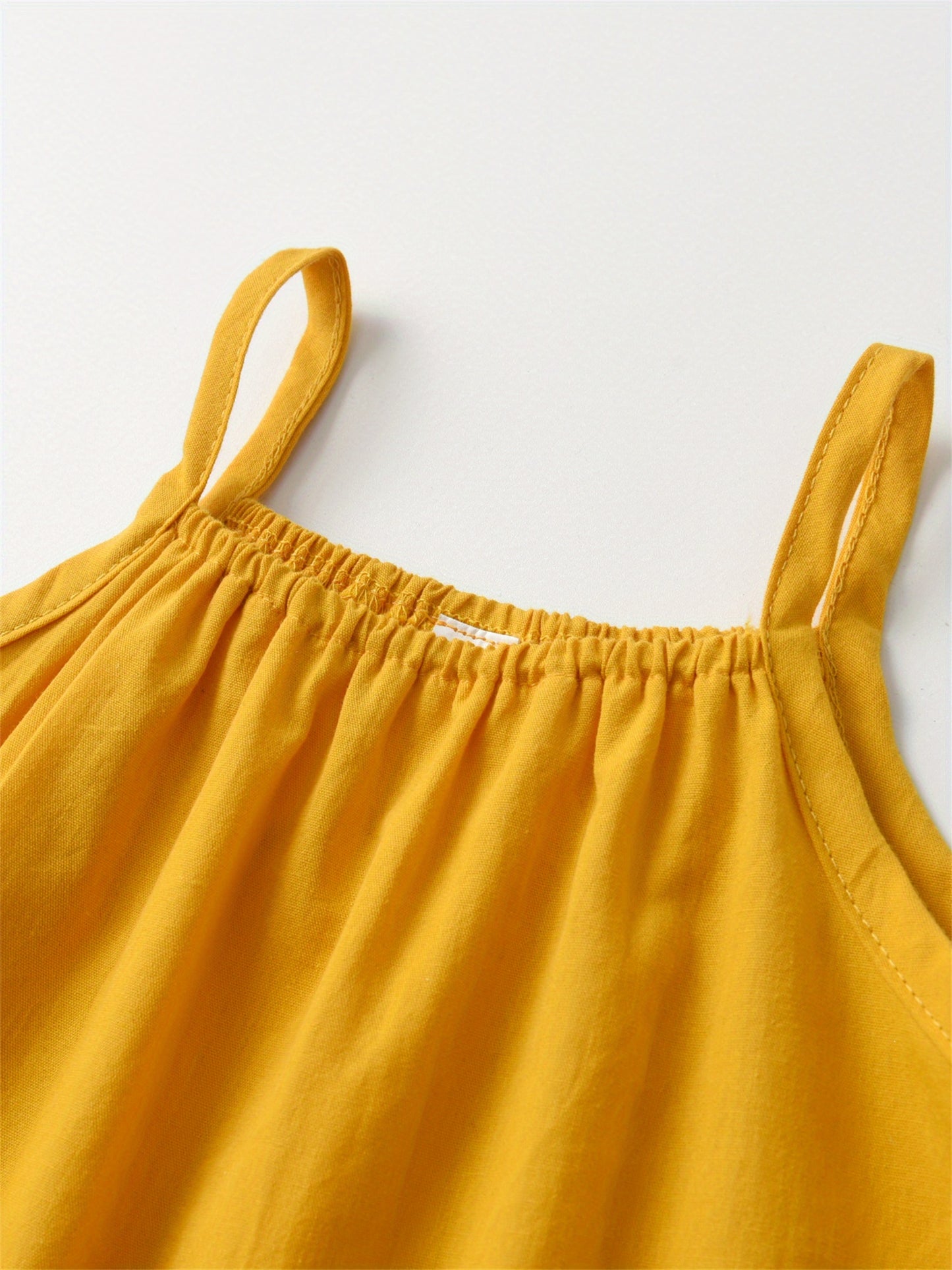 3 Pack Summer Infant Toddler Baby Girl Sleeveless Sling Jumpsuit Clothes Cute Daily Outfit for Outdoor Activities