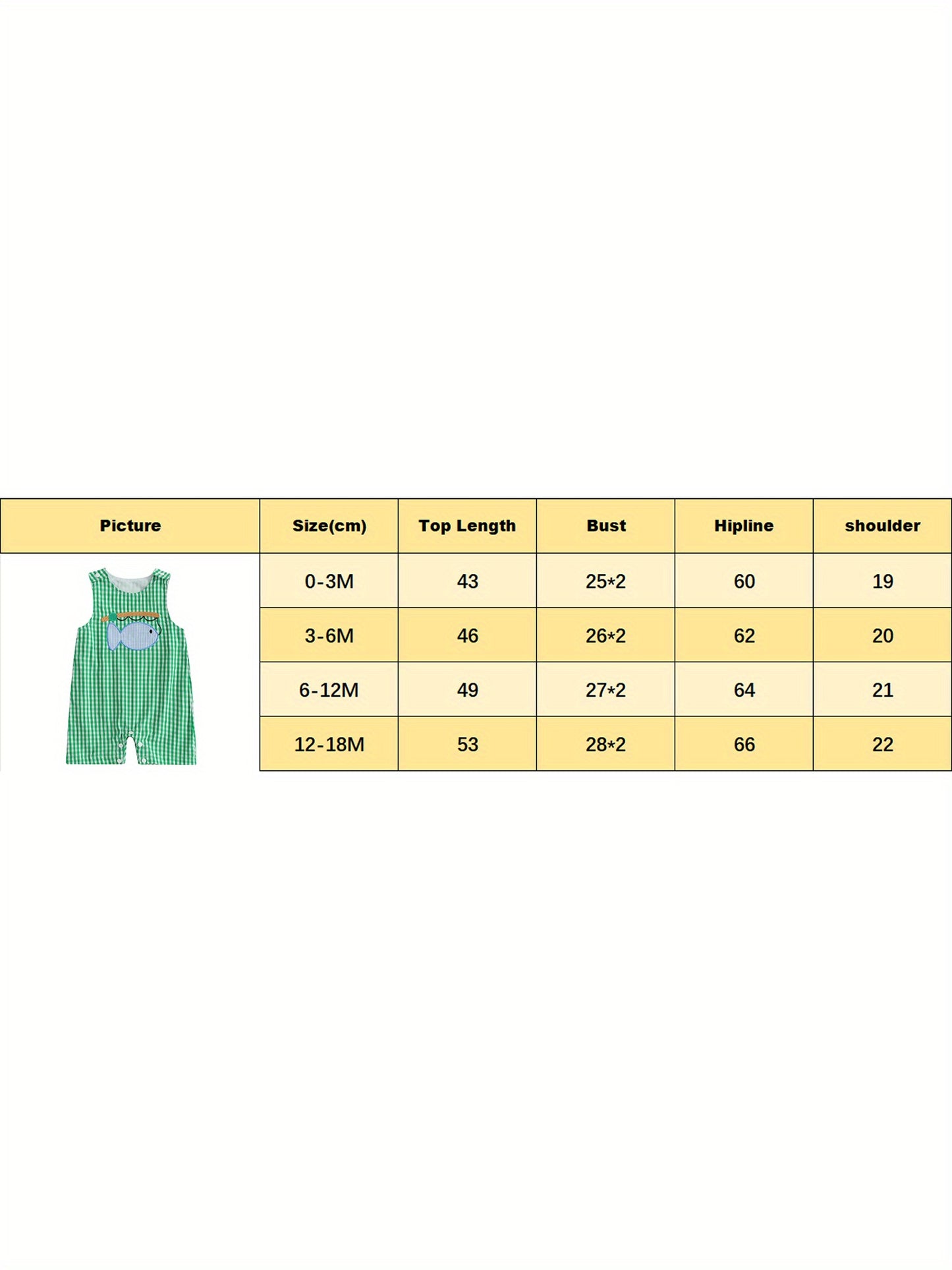 Baby Boys Summer Romper Embroidered Fish Plaid Sleeveless Jumpsuit Loose Fit Machine Washable Infant Overalls Newborn Breathable Casual Outfit Easy Diaper Change Soft Text