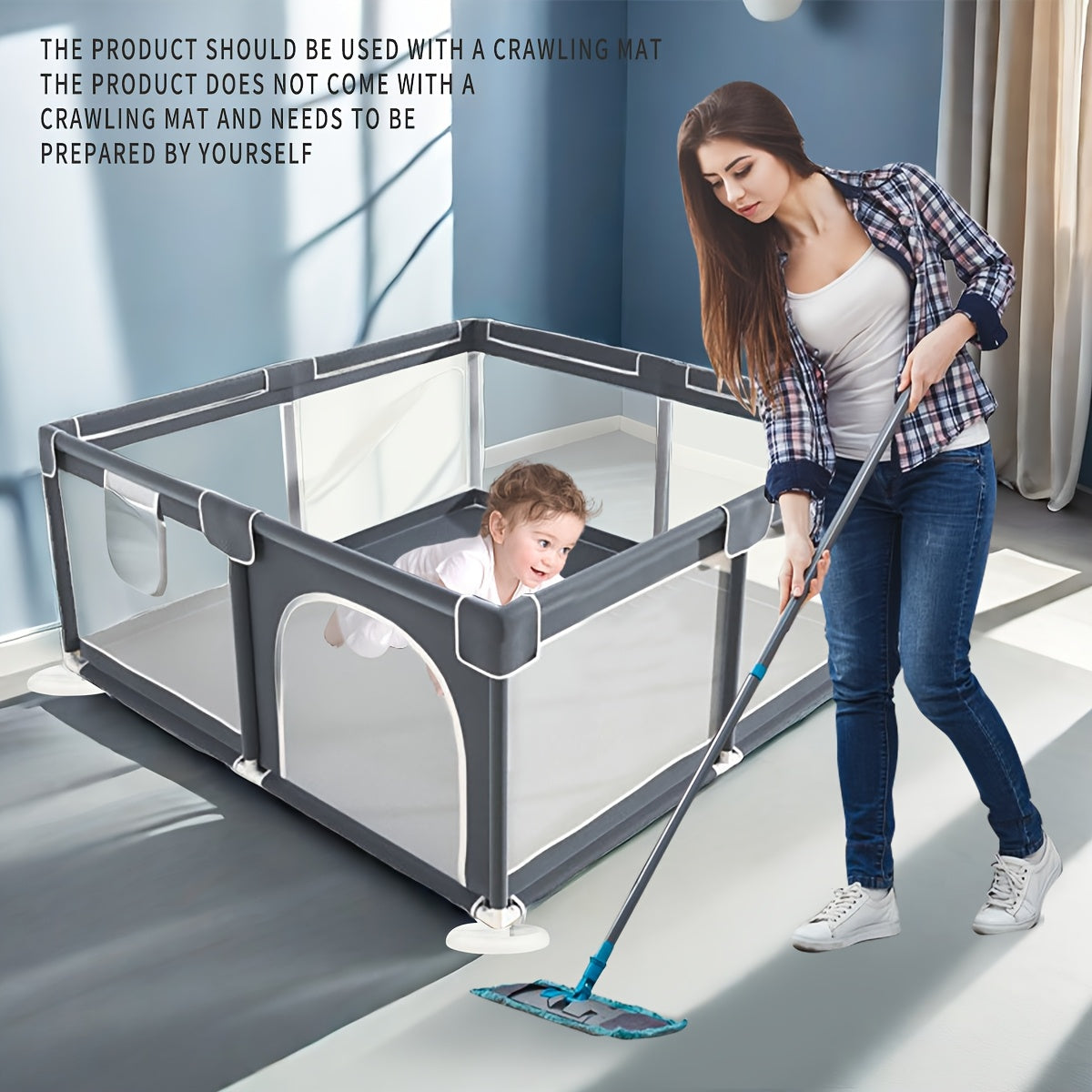 Baby Activity Playpen Tent for Safe Crawling and Learning Fun