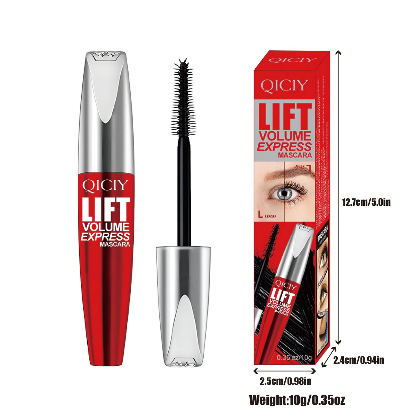 5D Maximum Volume Mascara Set for Gorgeous Eye Makeup