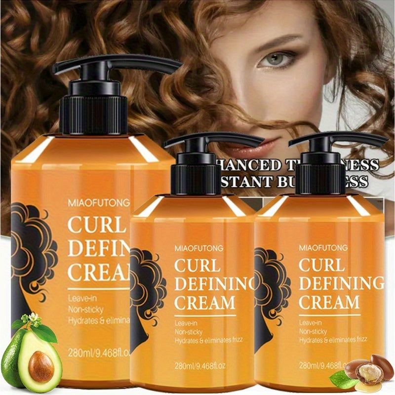 Moisturizing Hair Cream With Black Castor Oil For Frizz Control