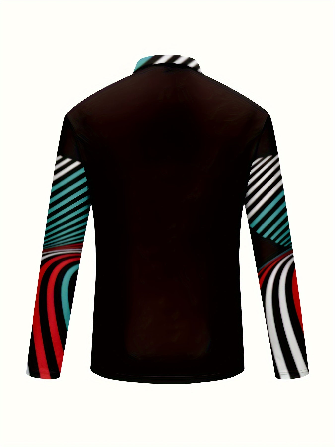 Color Block Zipper Polo Shirt for Women’s Active Sportswear