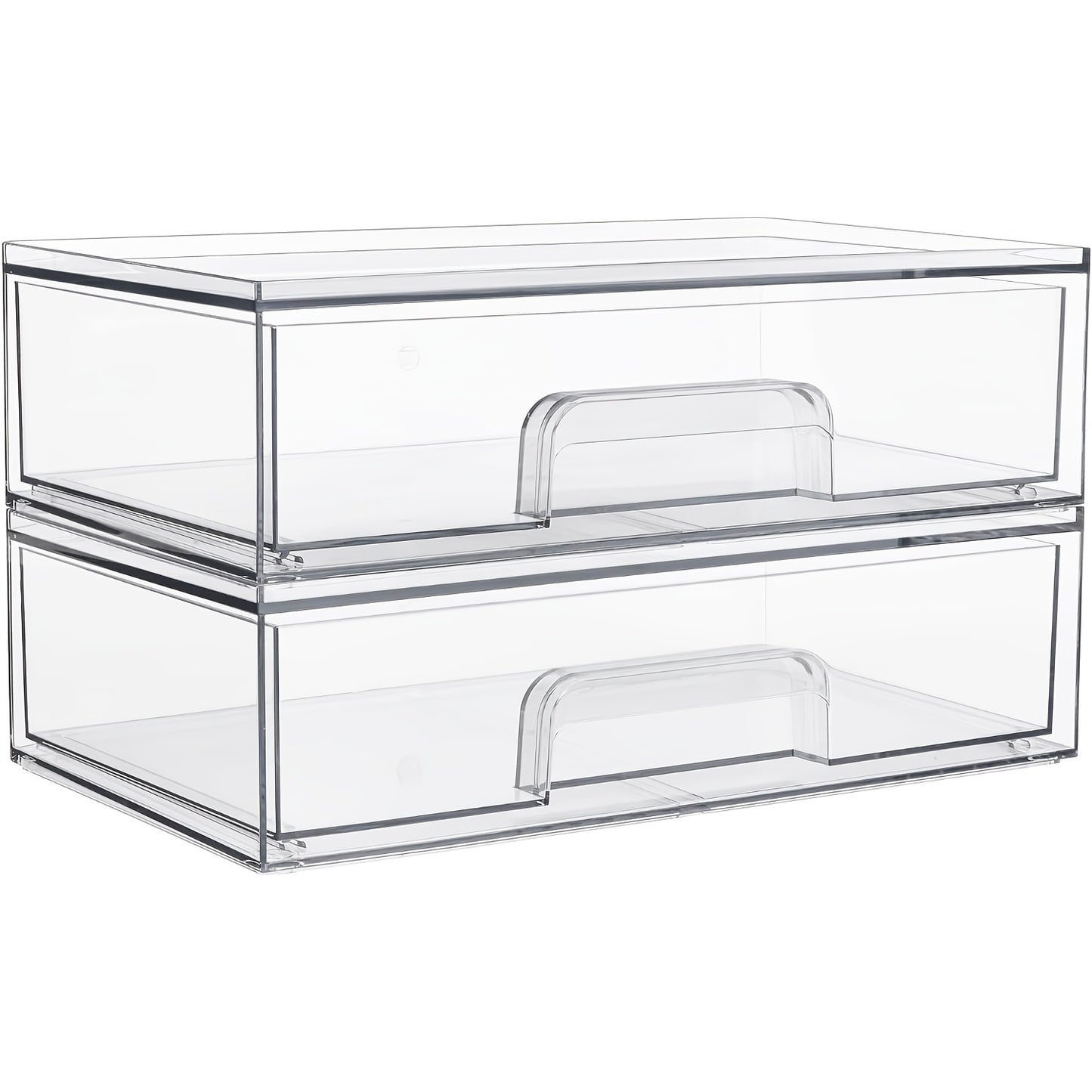 Vtopmart Clear Acrylic Stackable Storage Drawers for Home Organization