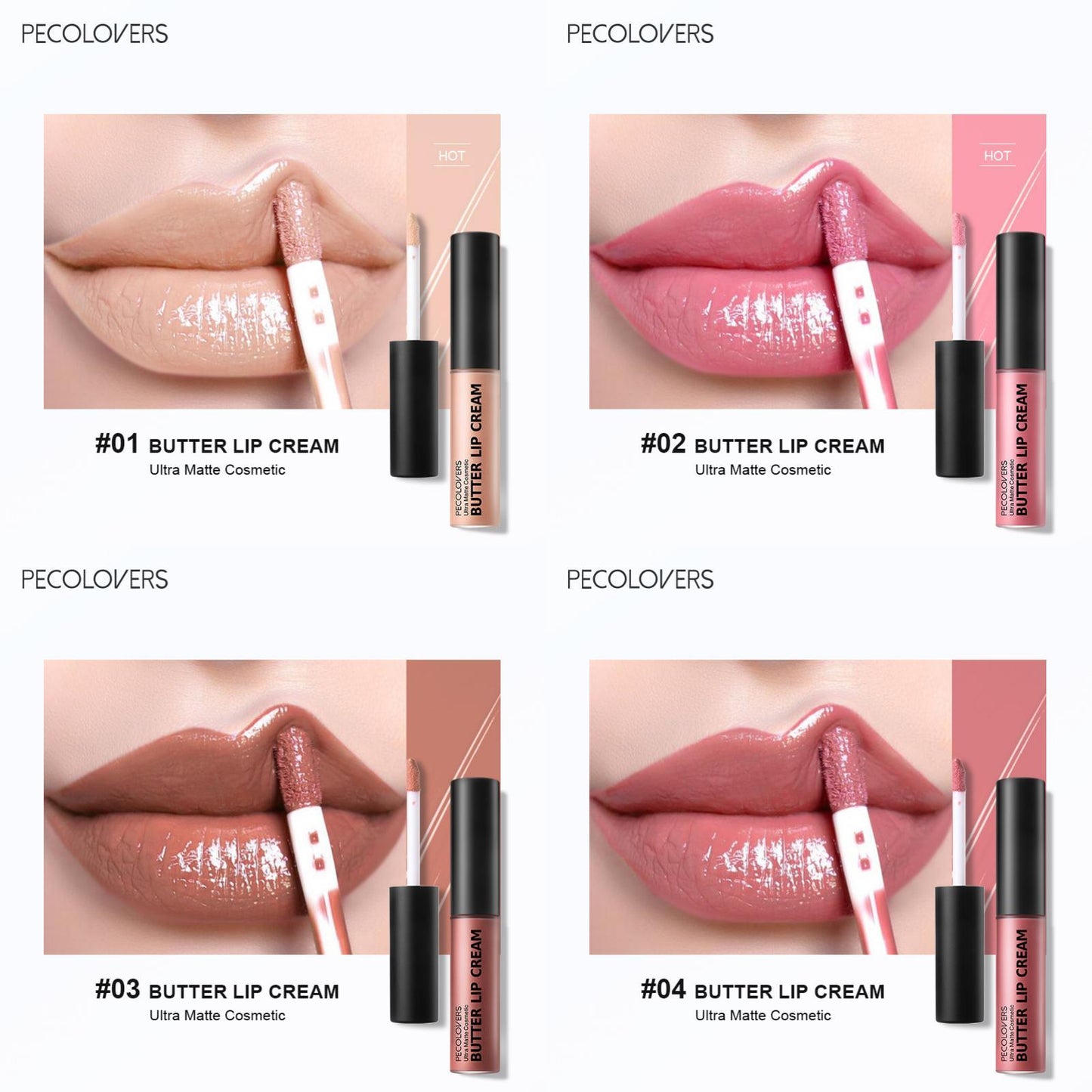 Long-Lasting Moisturizing Lip Glaze Set for Perfect Pouts