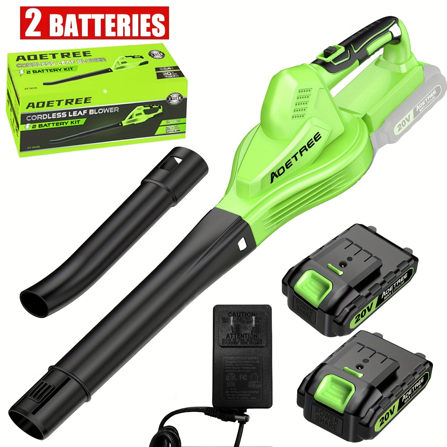 Cordless Leaf Blower with Batteries for Easy Yard Cleanup