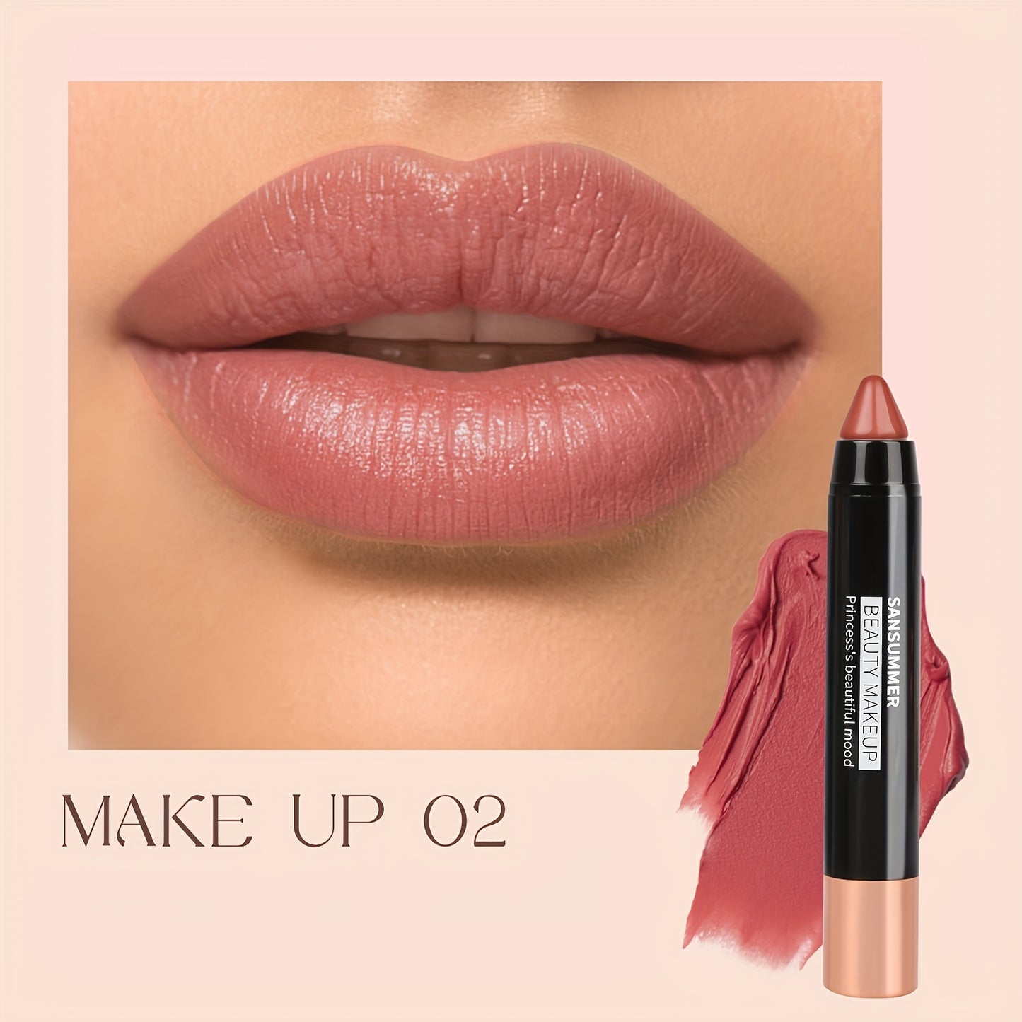 Moisturizing Crayon Lipstick Set for Lasting Professional Makeup