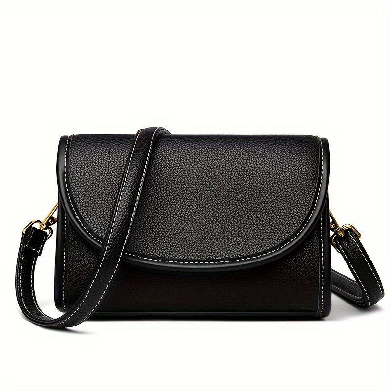 Leather Crossbody Bag for Women Stylish Daily Travel Handbag