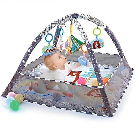Deluxe Baby Activity Gym Set for Sensory Exploration and Fun