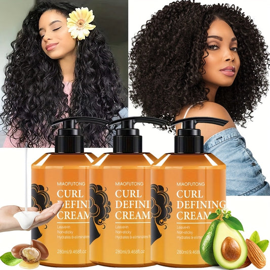Moisturizing Hair Cream With Black Castor Oil For Frizz Control