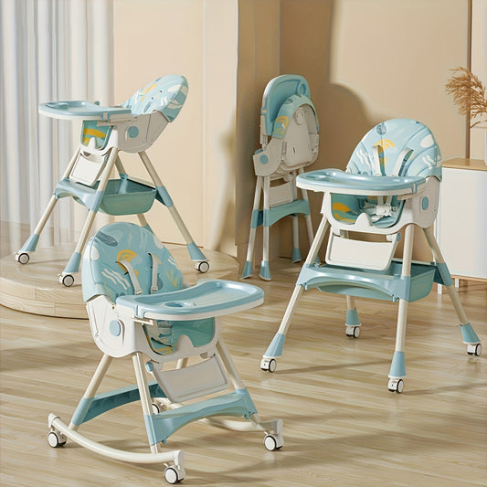 Adjustable Multi-Functional Dining Chair for Youngsters with Tray