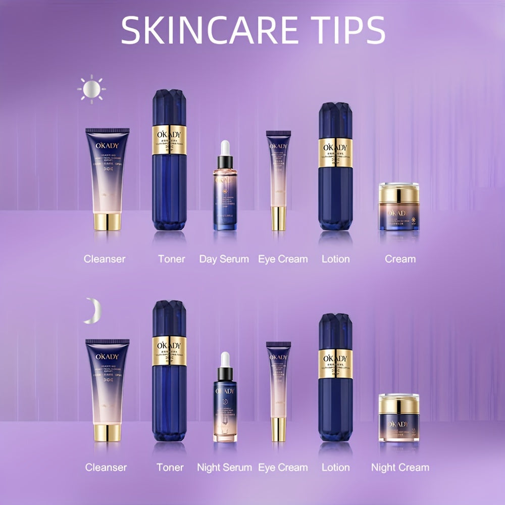 OKDAY Hydrolyzed Collagen Skin Care Kit for Youthful Skin