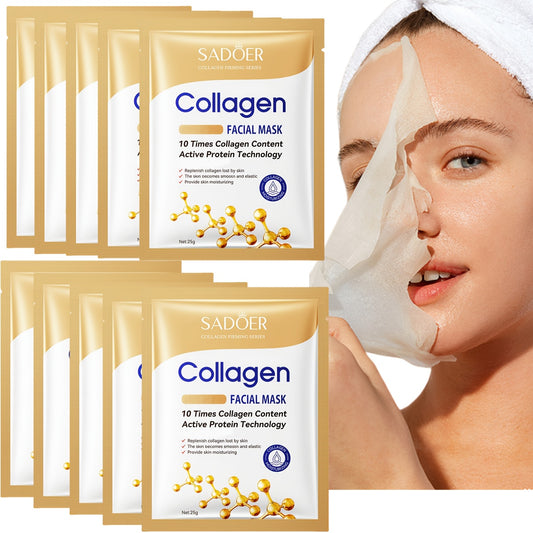 Collagen Facial Masks for Deep Moisturizing and Skin Firming