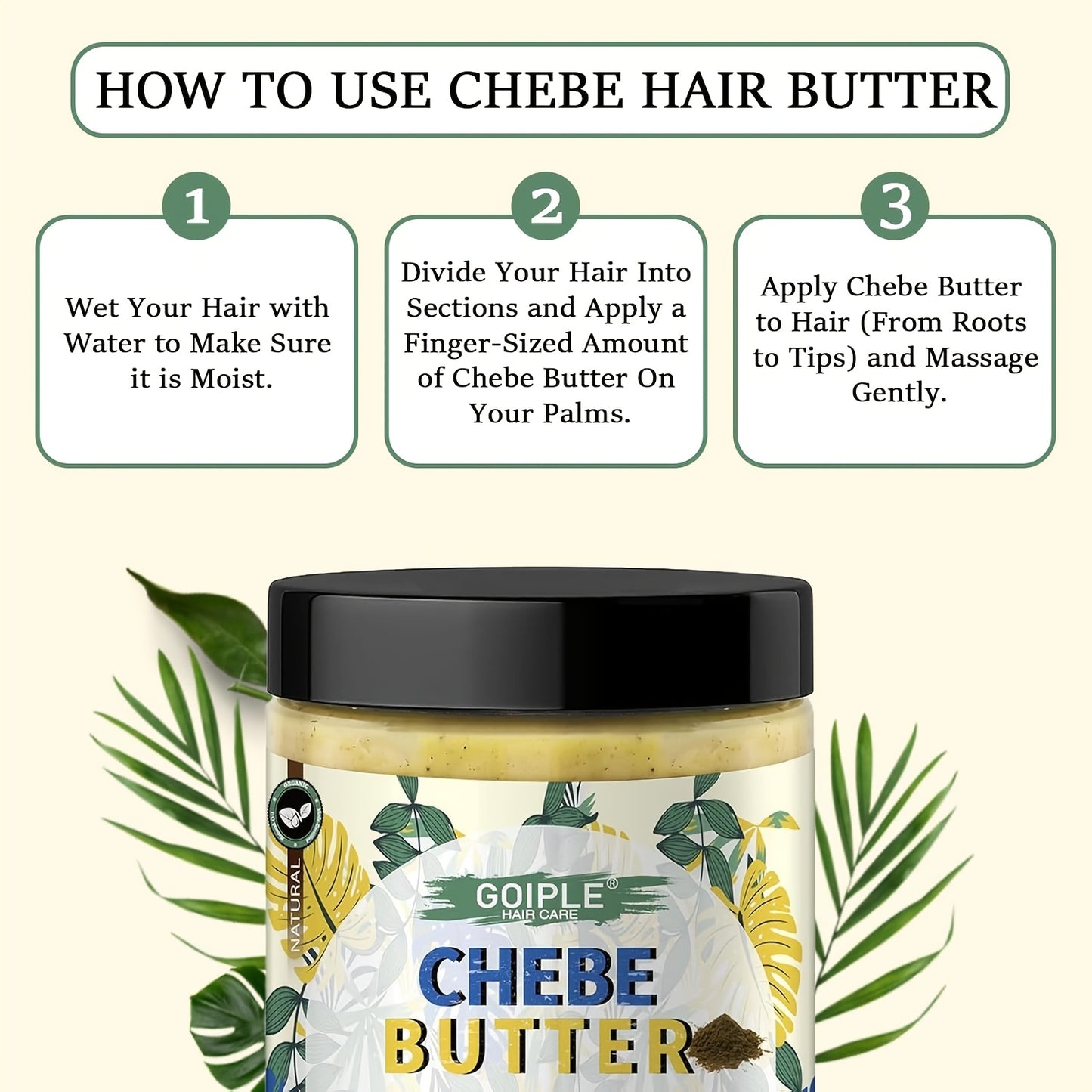 Chebe Butter for Healthy Hair Transformation and Intense Moisturization