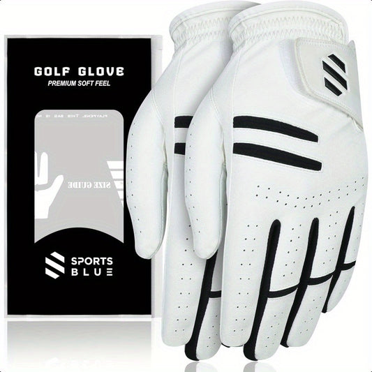 Premium All Weather Golf Gloves for Comfortable Play 2 Pack